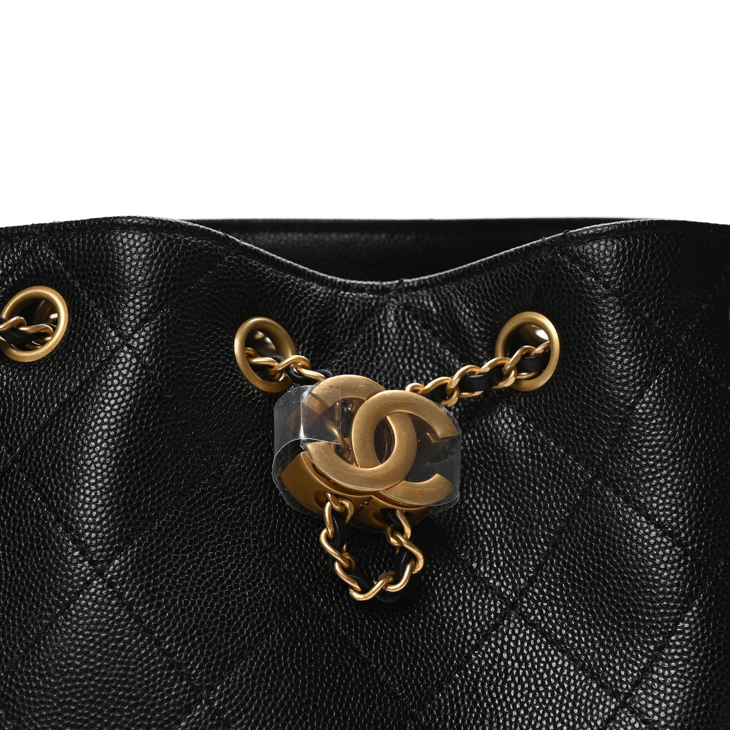 Caviar Quilted Small Chanel 25 Handbag Black