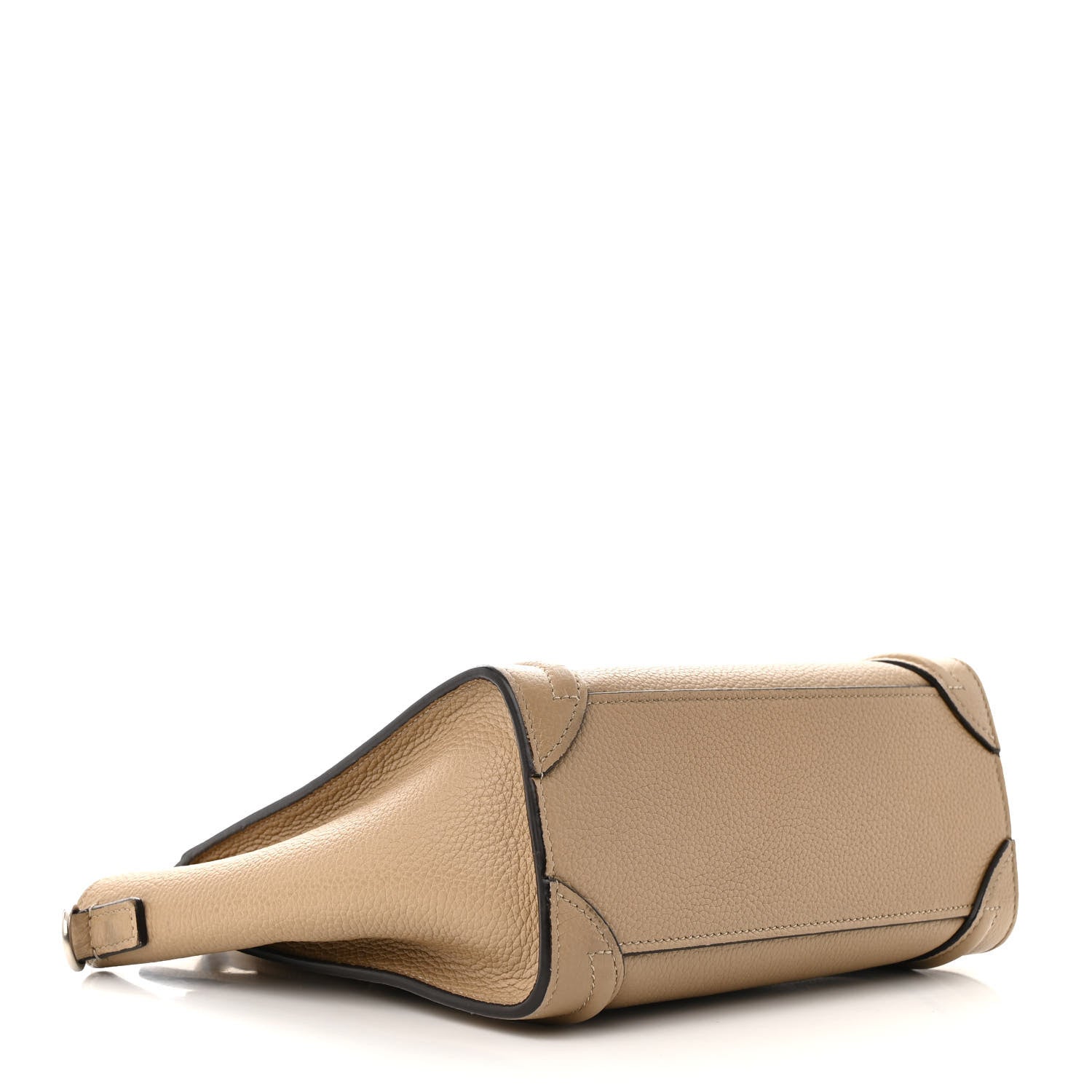 Drummed Calfskin Nano Luggage Dune