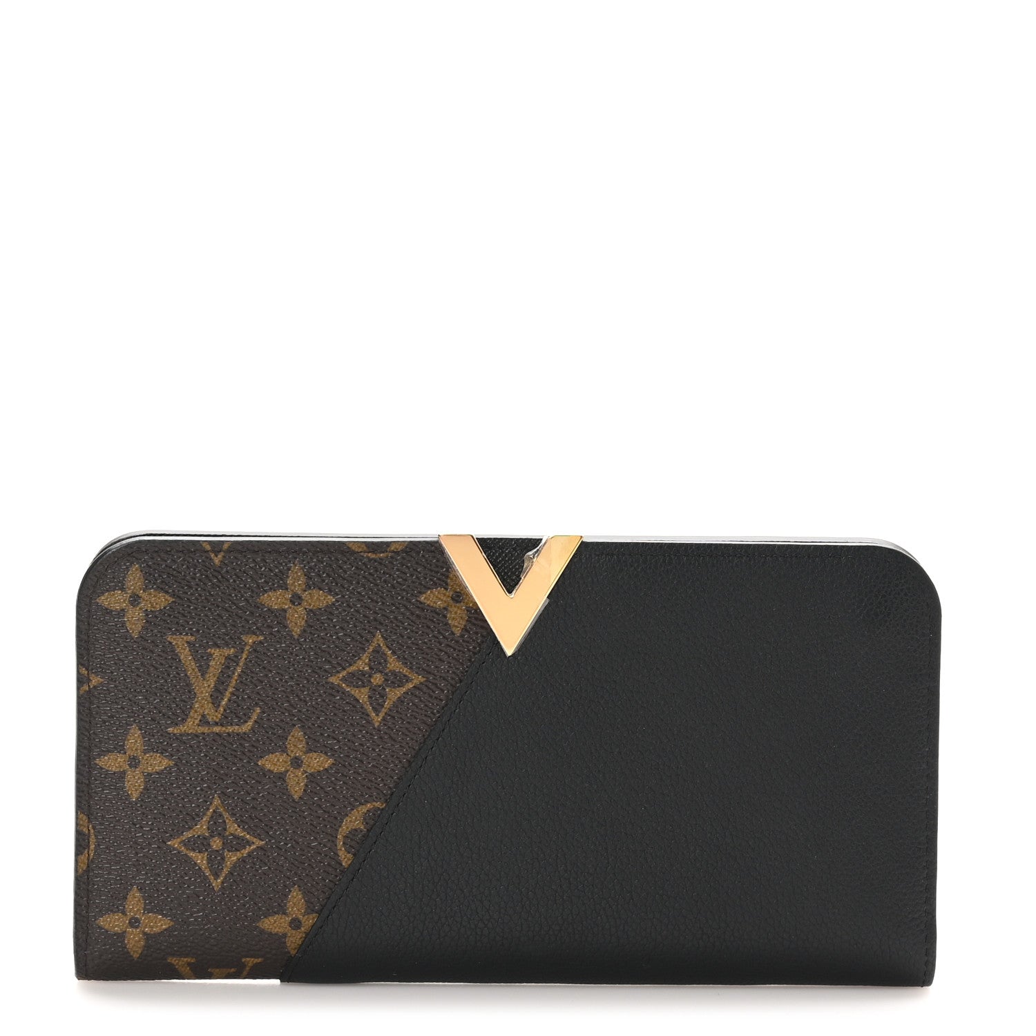 Monogram Calfskin Kimono Wallet Black