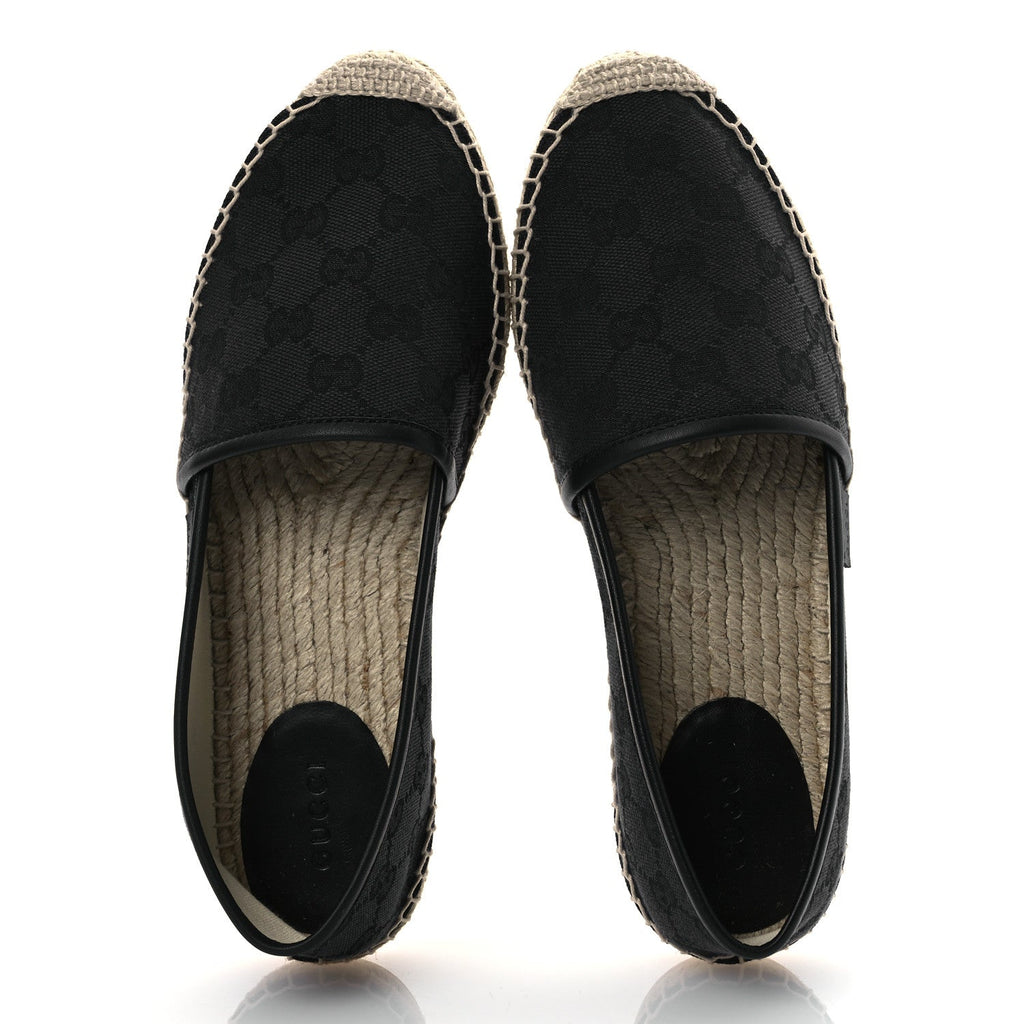 Monogram Espadrilles 37.5 Blue Black