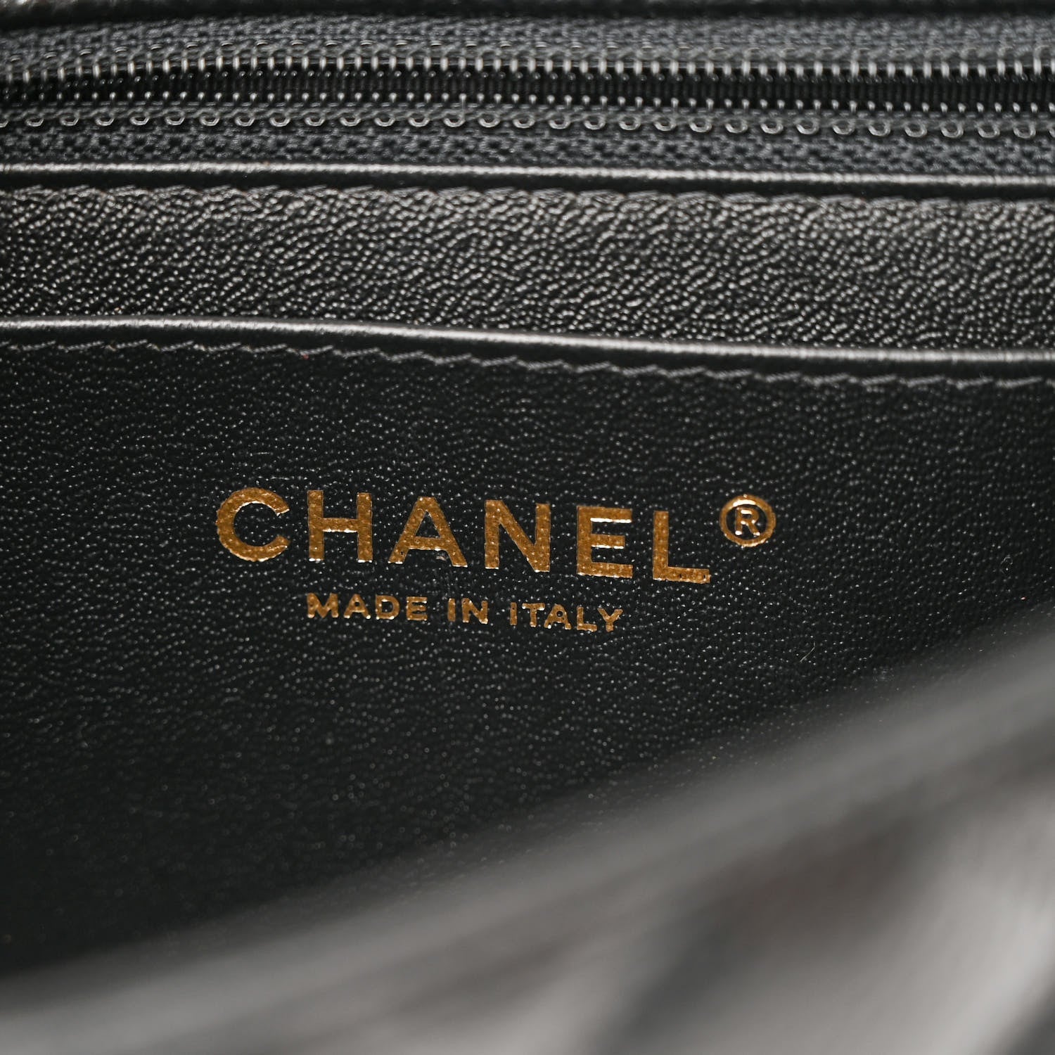 Caviar Quilted Mini Rectangular Flap Black