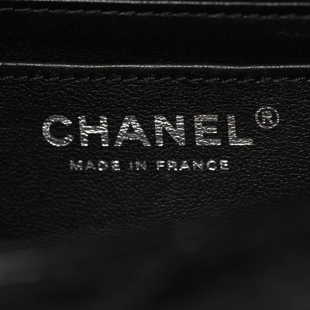 Patent Calfskin Quilted 2.55 Reissue Mini Flap So Black