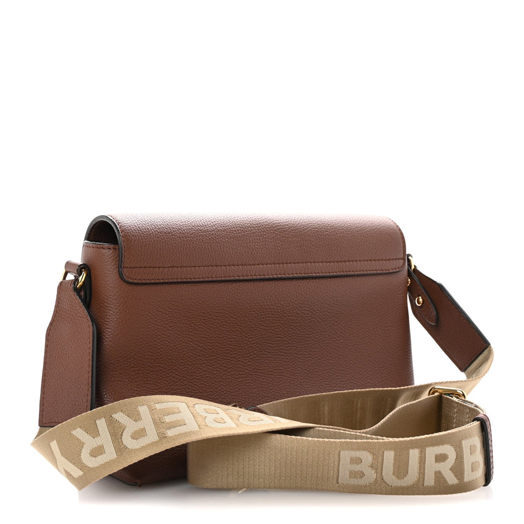 Calfskin Vintage Check Note Crossbody Bag Tan