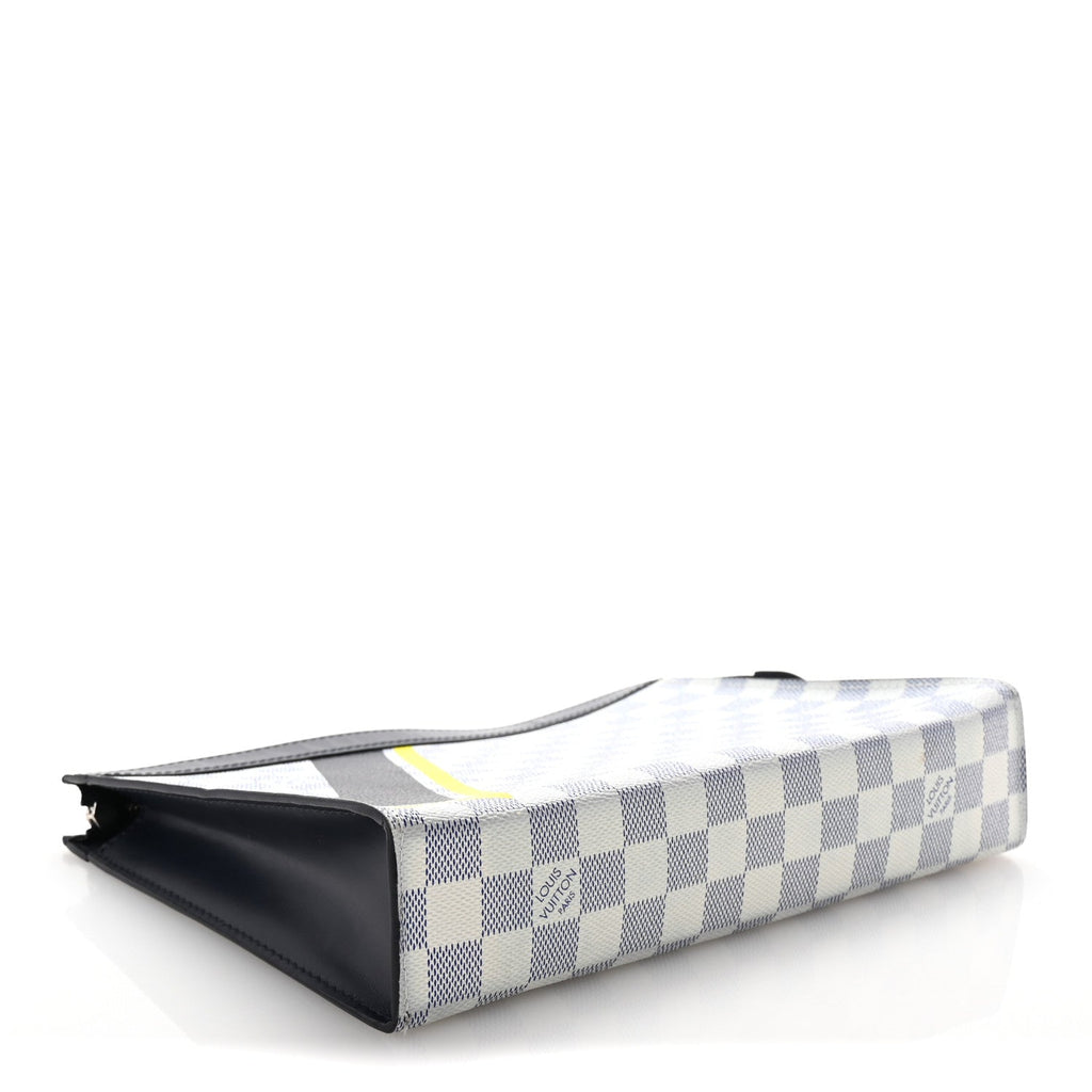 Damier Azur Latitude America's Cup Pochette Voyage MM Autres Toiles