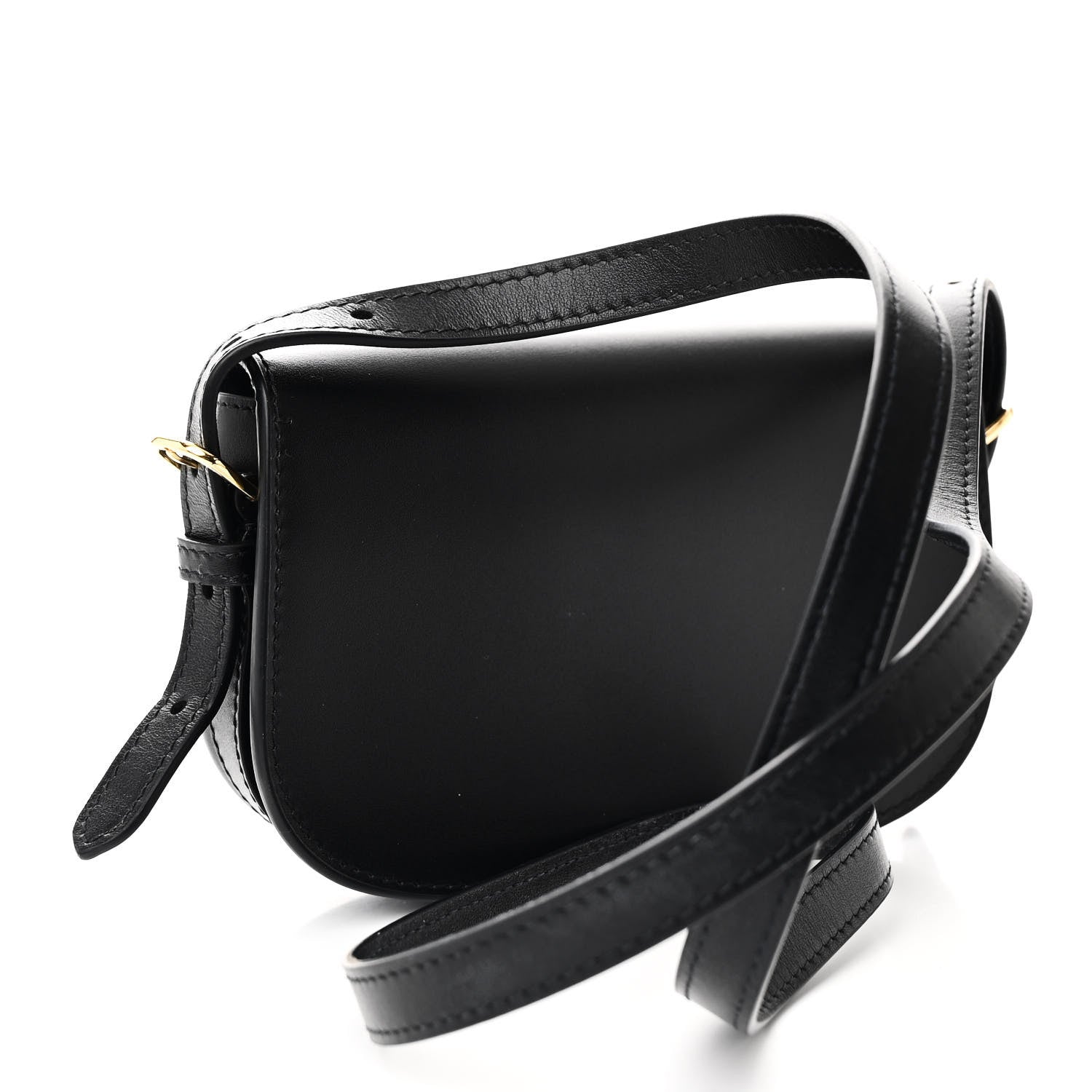 Box Calfskin Mini Bobby Bag Black