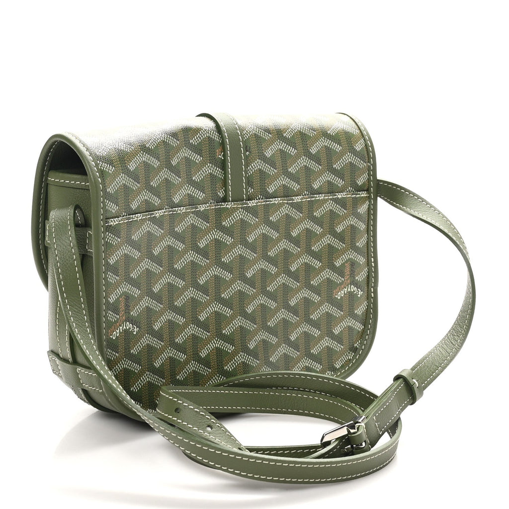 Goyardine Belvedere PM Messenger Bag Kaki