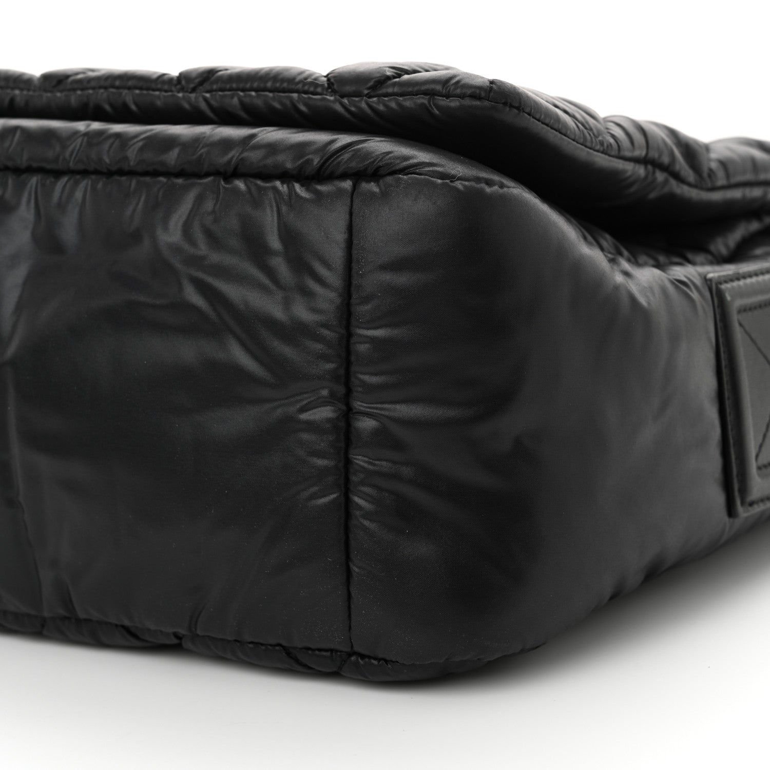 Nylon Small Coco Cocoon Messenger Bag Black