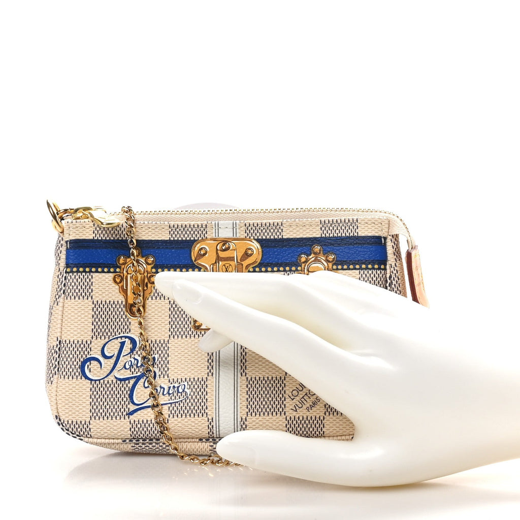 Damier Azur Summer Trunks Porto Cervo Mini Pochette Accessories