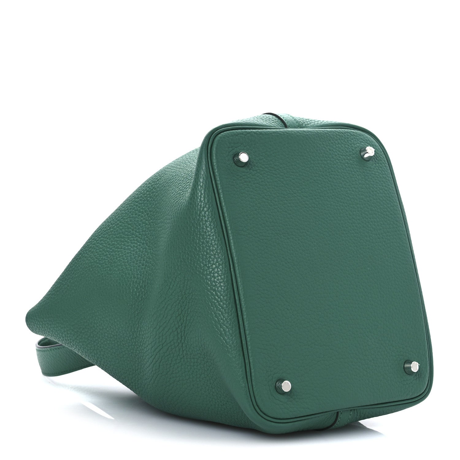 Taurillon Clemence Picotin Lock 22 MM Malachite