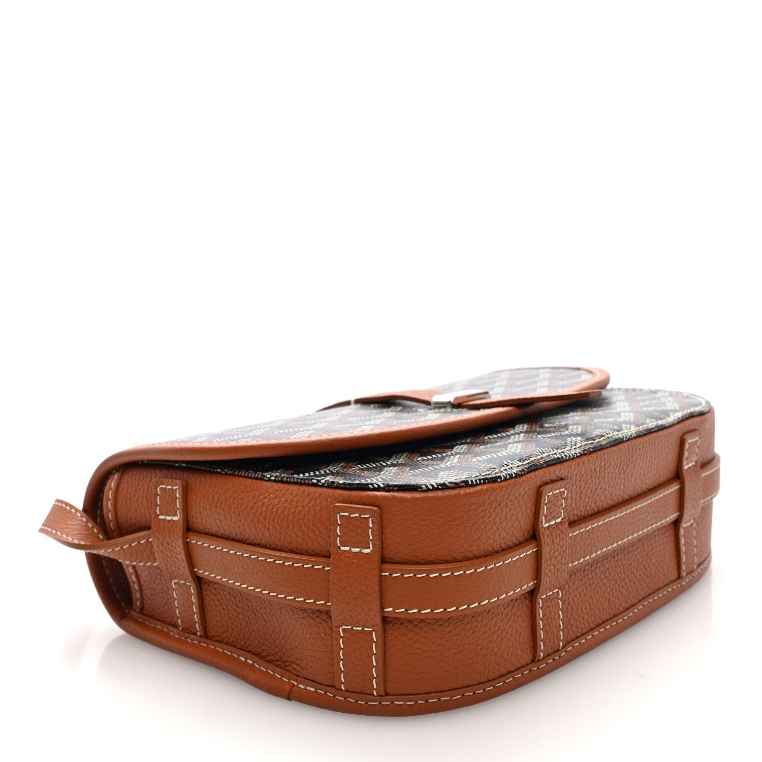 Goyardine Belvedere II PM Messenger Bag Black Gold