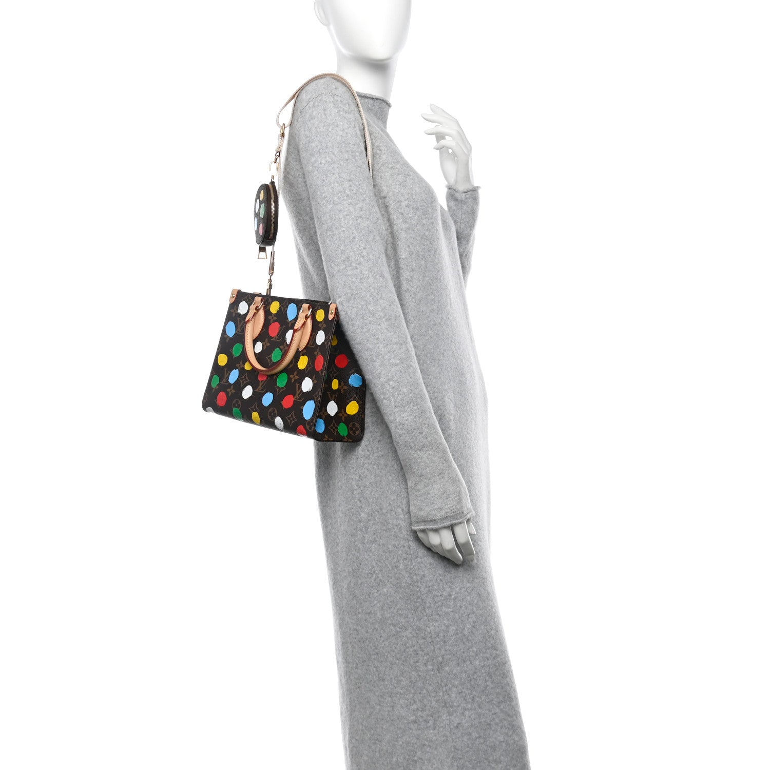 LV X YK Monogram Dots Onthego PM Multicolor