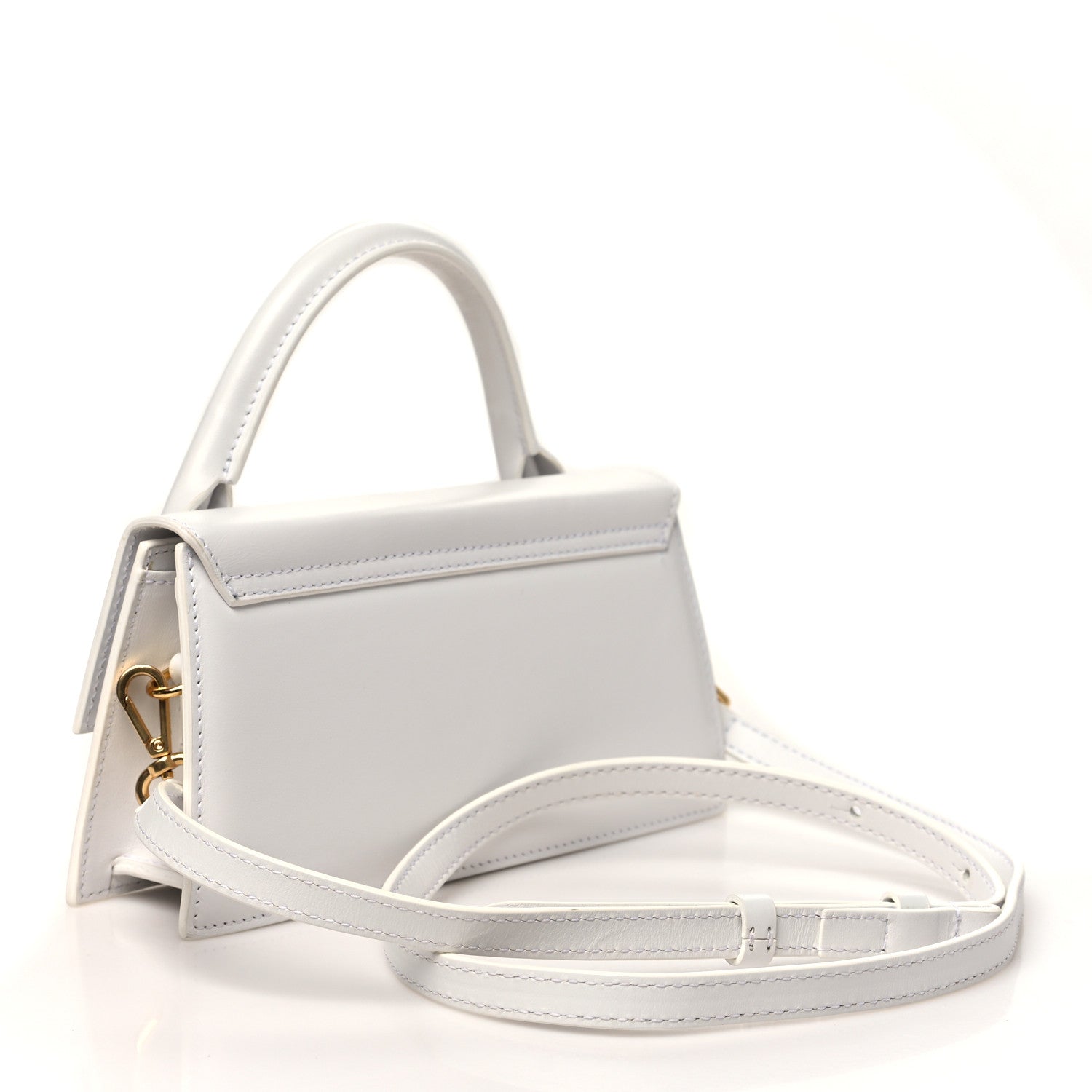 Smooth Calfskin Le Chiquito Long White