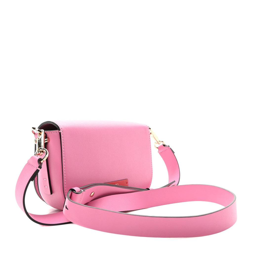 Calfskin Small VLogo Walk Shoulder Bag Pink
