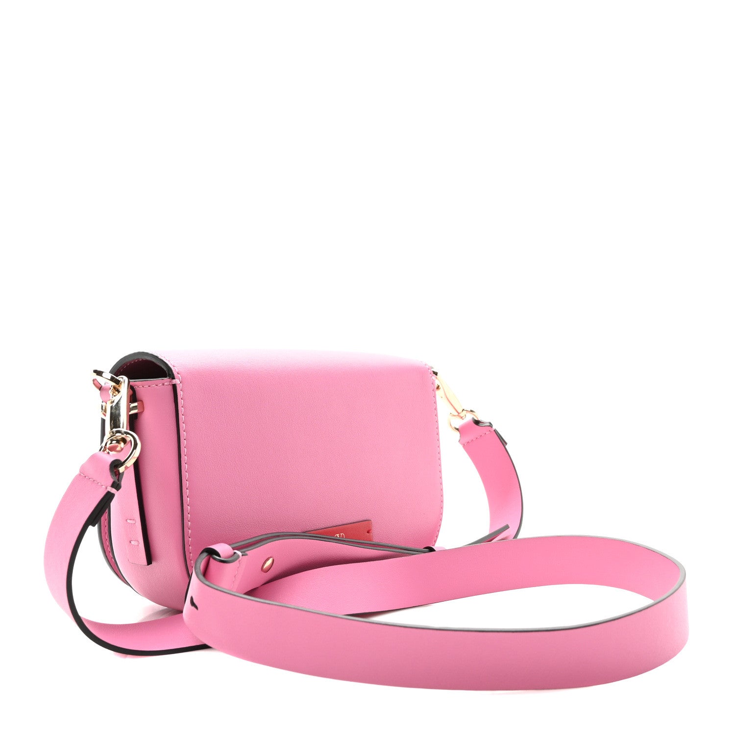 Calfskin Small VLogo Walk Shoulder Bag Pink