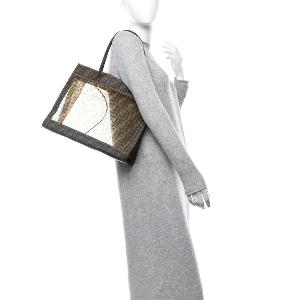 Mesh Glazed Fabric FF 1974 Tote Tobacco
