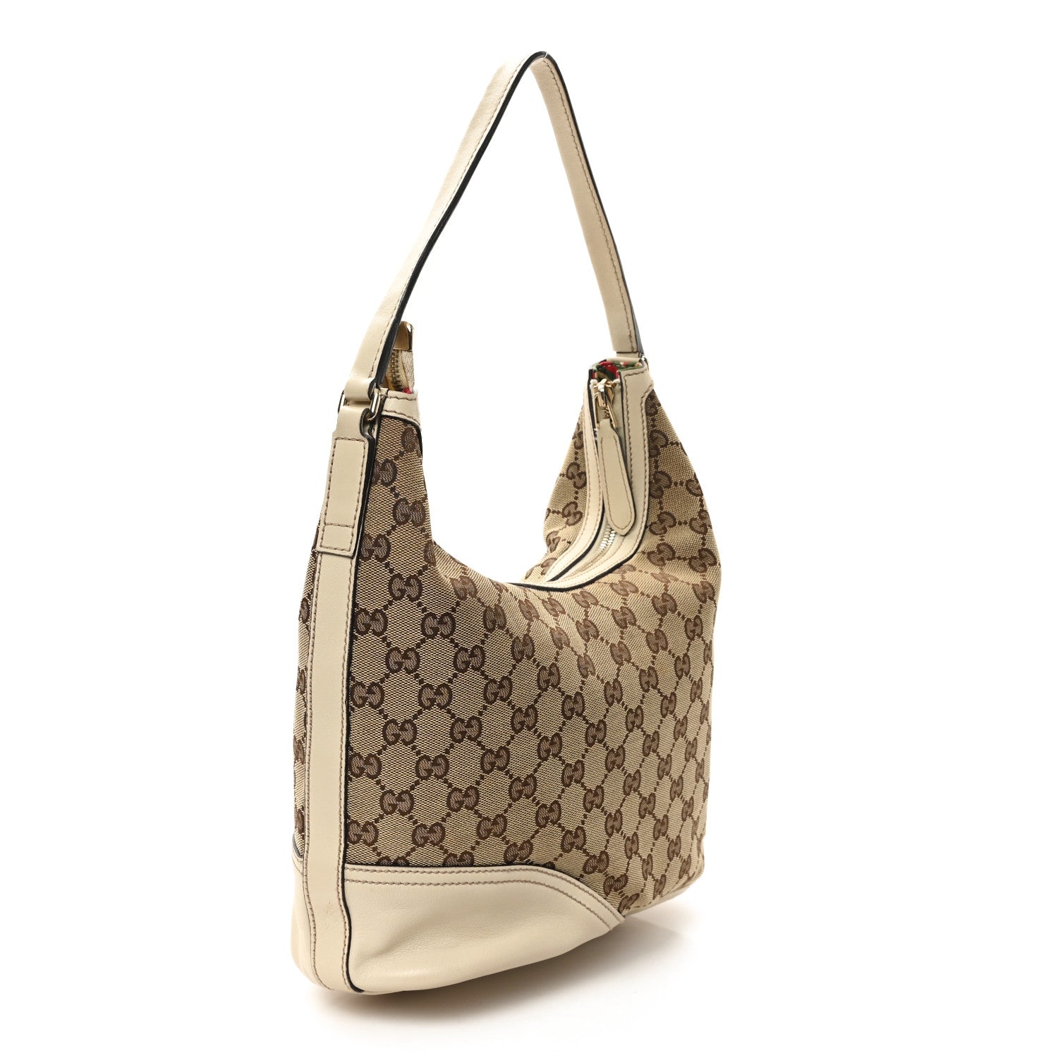 Monogram Medium New Britt Hobo Off White