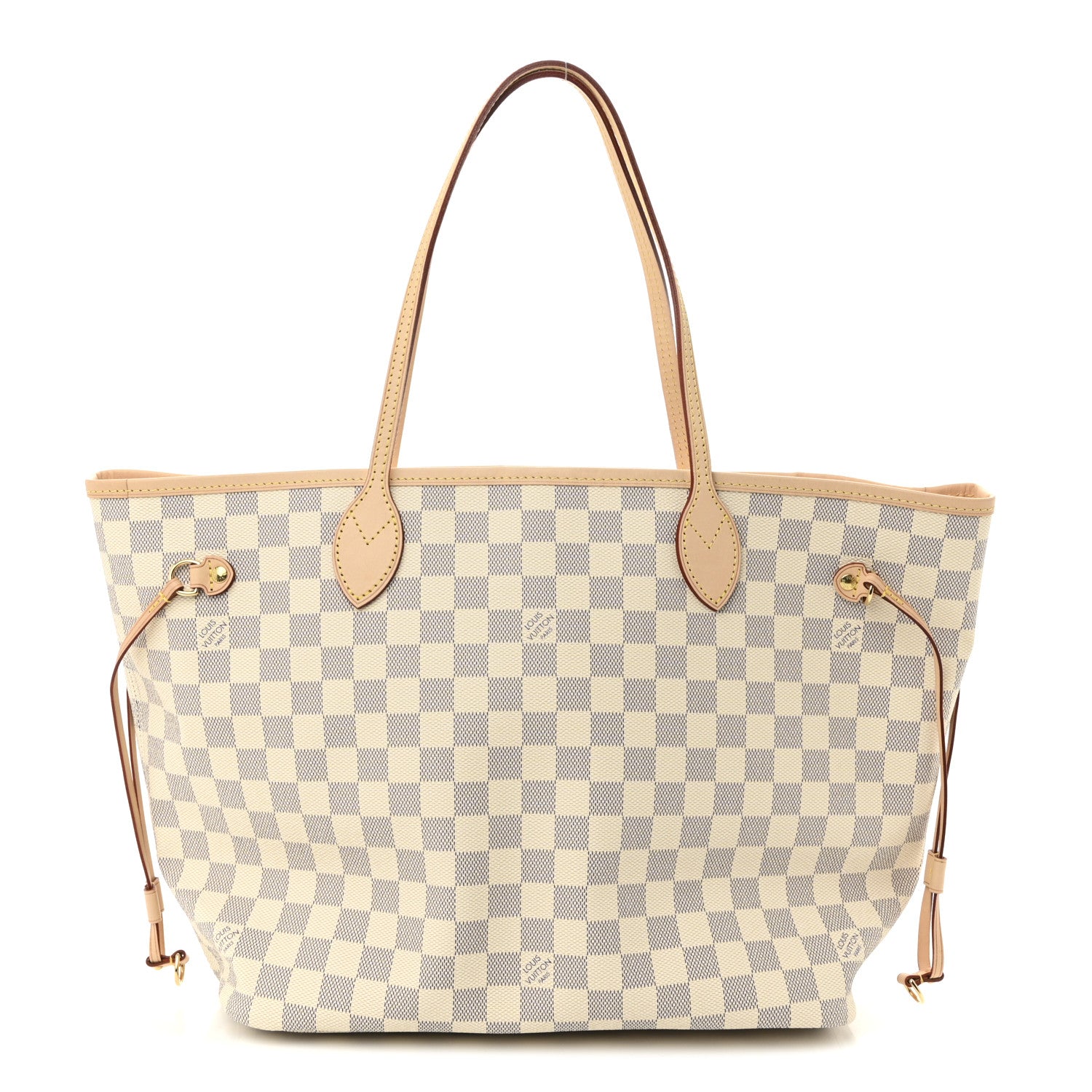 Damier Azur Neo Neverfull MM Rose Ballerine