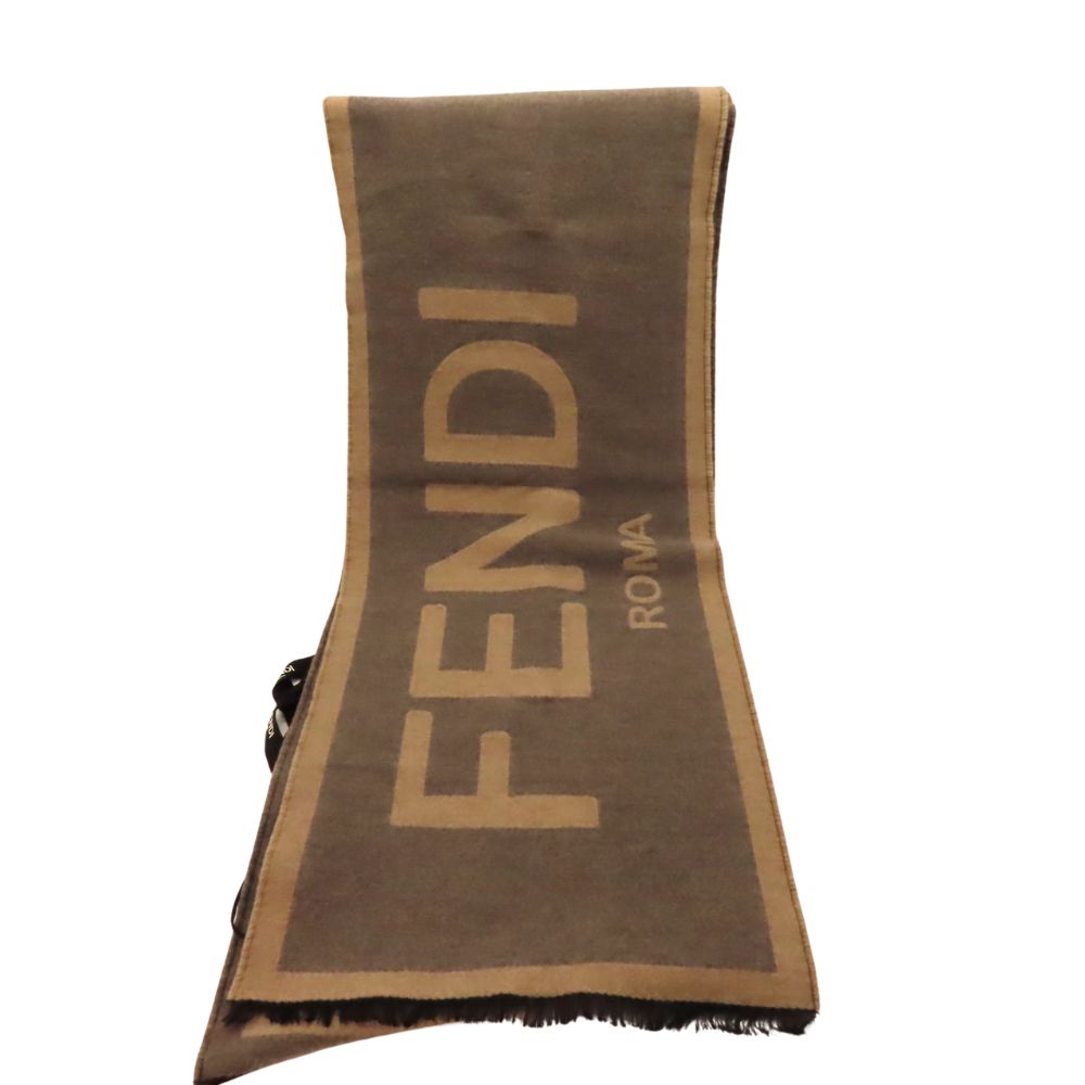 Fendi FXS124 Wool Silk Scarf