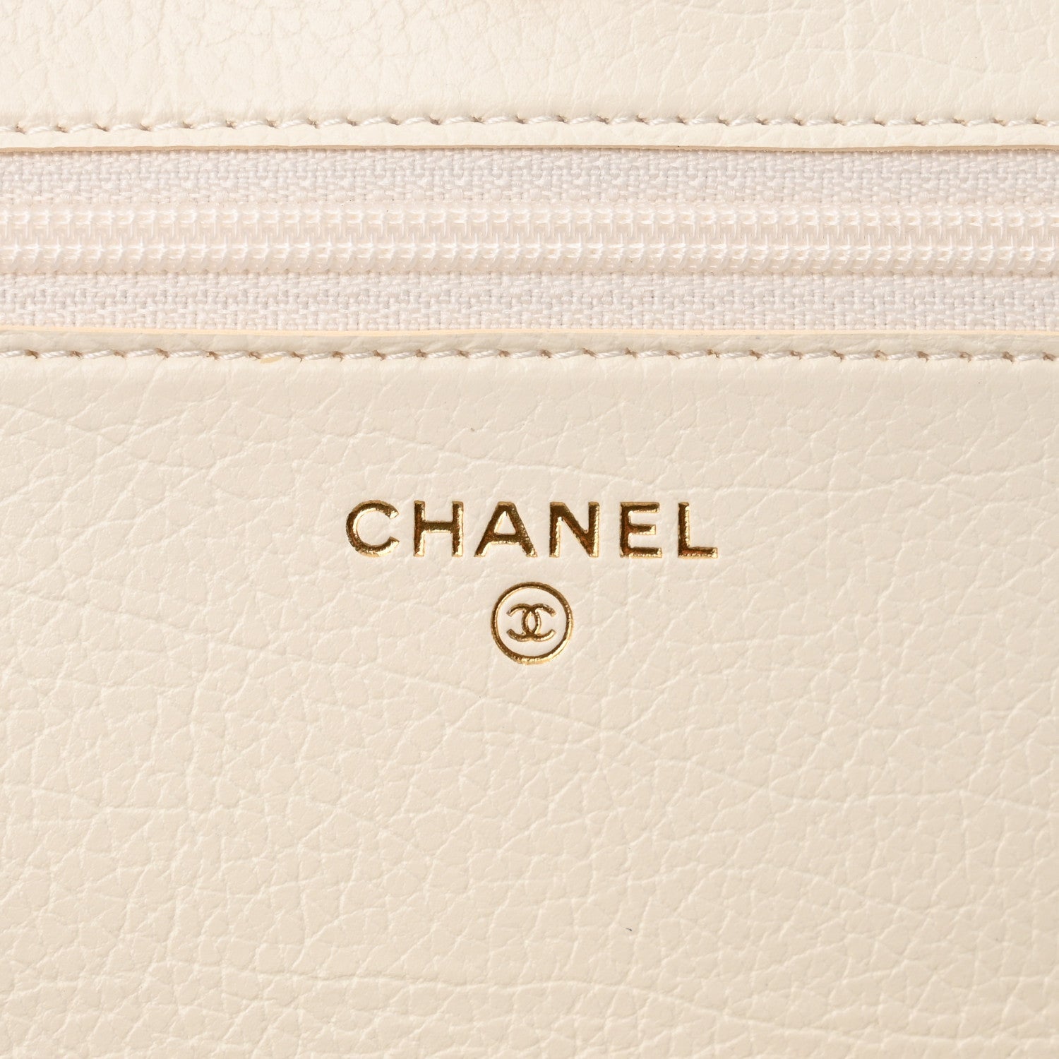 Calfskin Crochet Chanel 19 Wallet On Chain WOC White Black