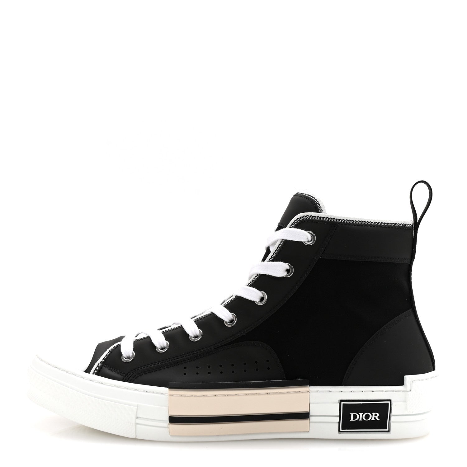 Oblique Kumo Mens B23 High Top Sneakers 43 Black Beige