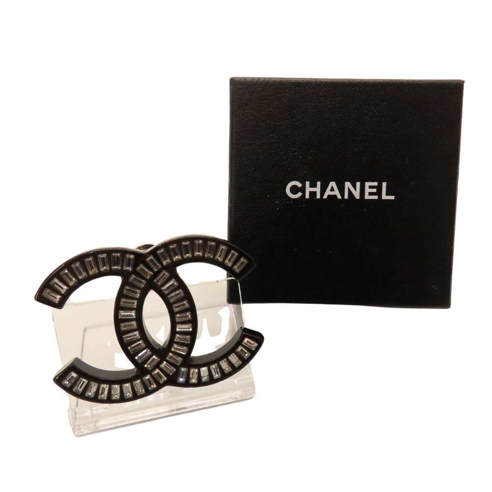 Chanel Coco Mark Brooch Rhinestone 2007