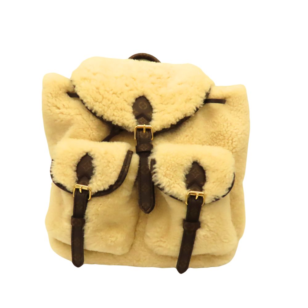 Louis Vuitton LV Ski Shearling Monogram Backpack