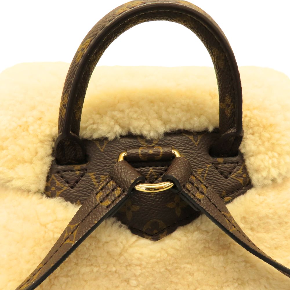 Louis Vuitton LV Ski Shearling Monogram Backpack