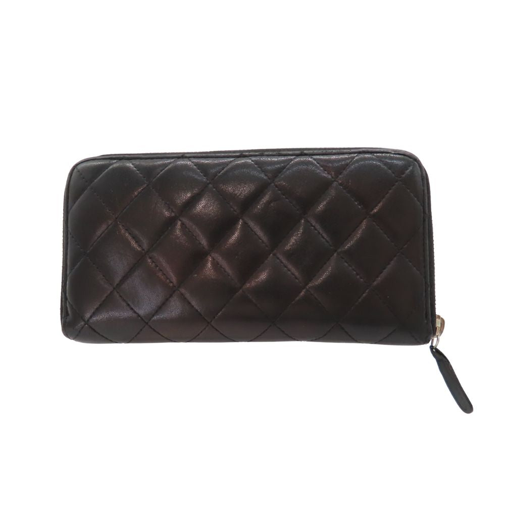 Chanel Classic Long Zip Wallet Lambskin Wallet