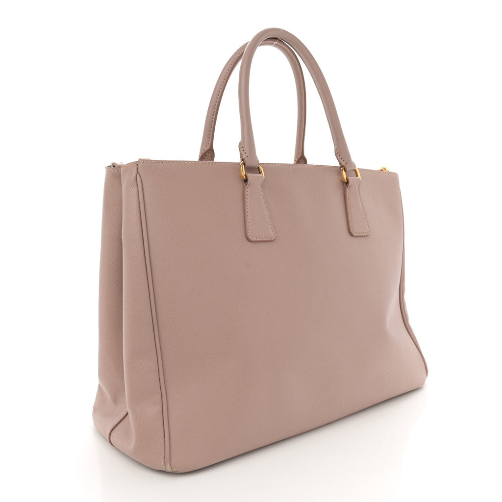 Saffiano Large Galleria Double Zip Tote Cipria
