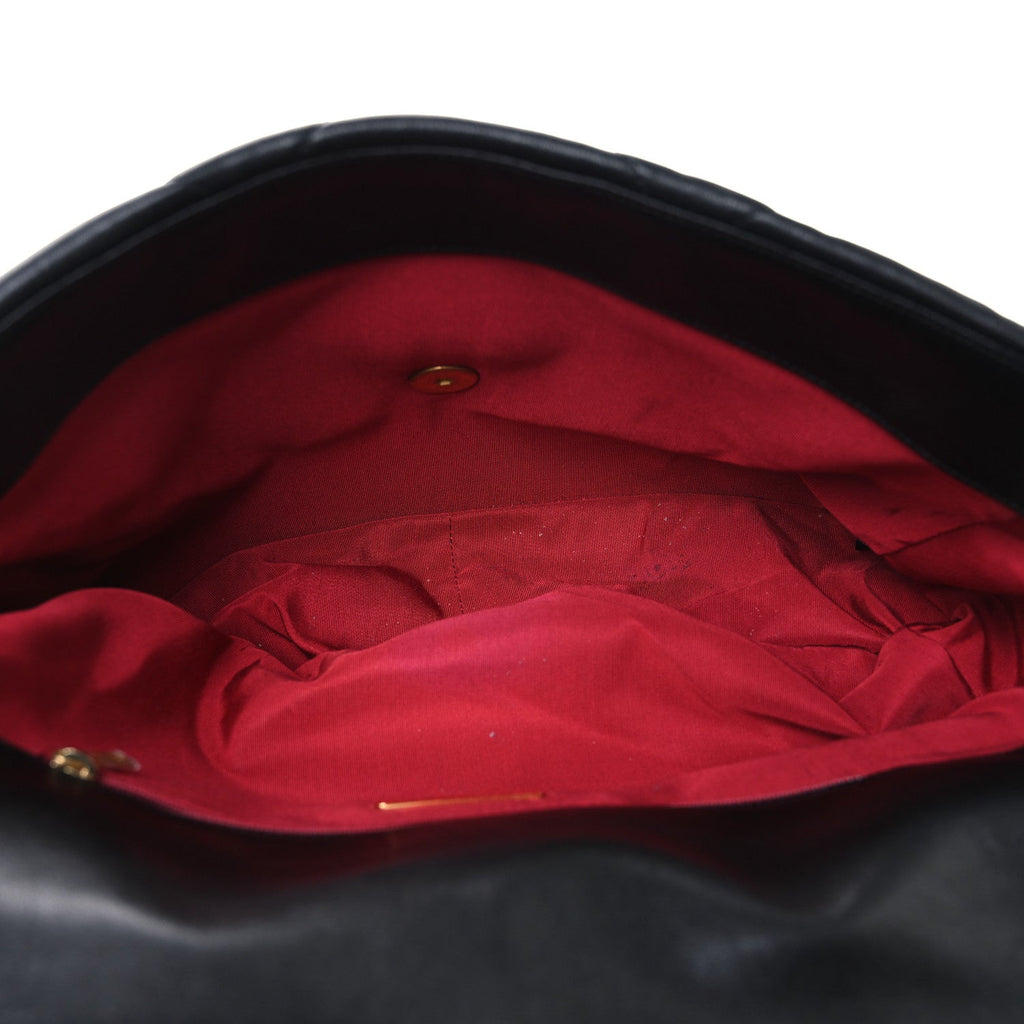 Lambskin Quilted Maxi Chanel 19 Flap Black