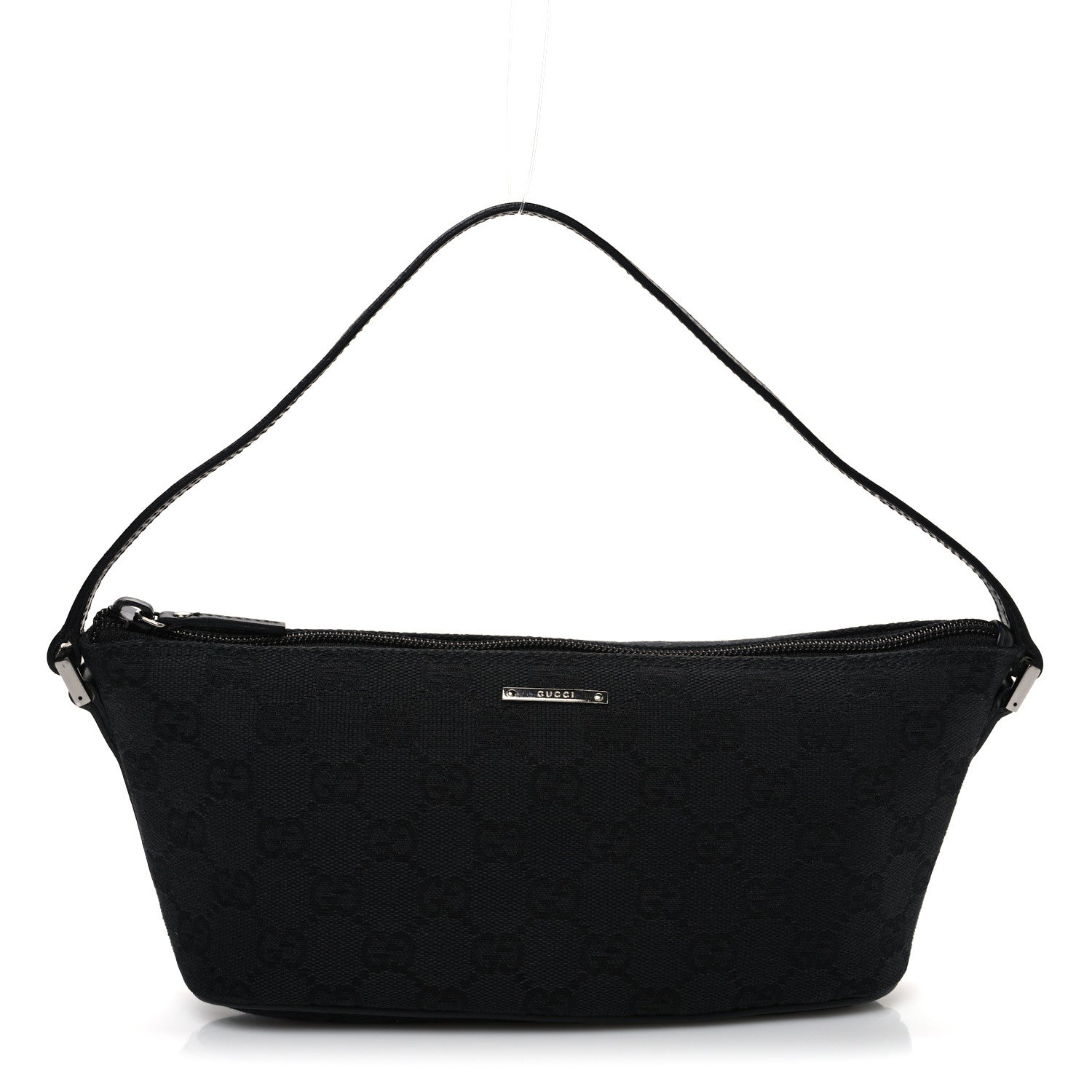 Denim Monogram Boat Pochette Black