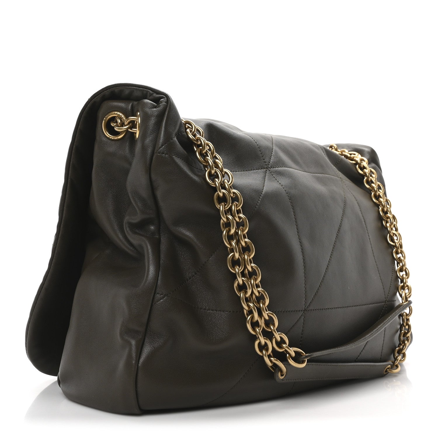 Lambskin Matelasse Monogram Large Jamie 4.3 Light Musk