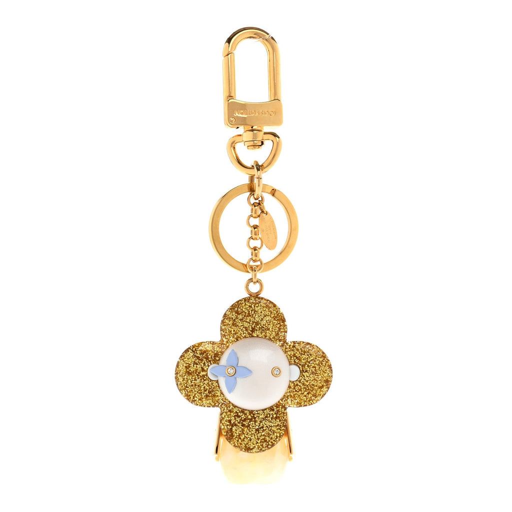 Strass Vivienne Porte Cles Charm Key Holder Gold