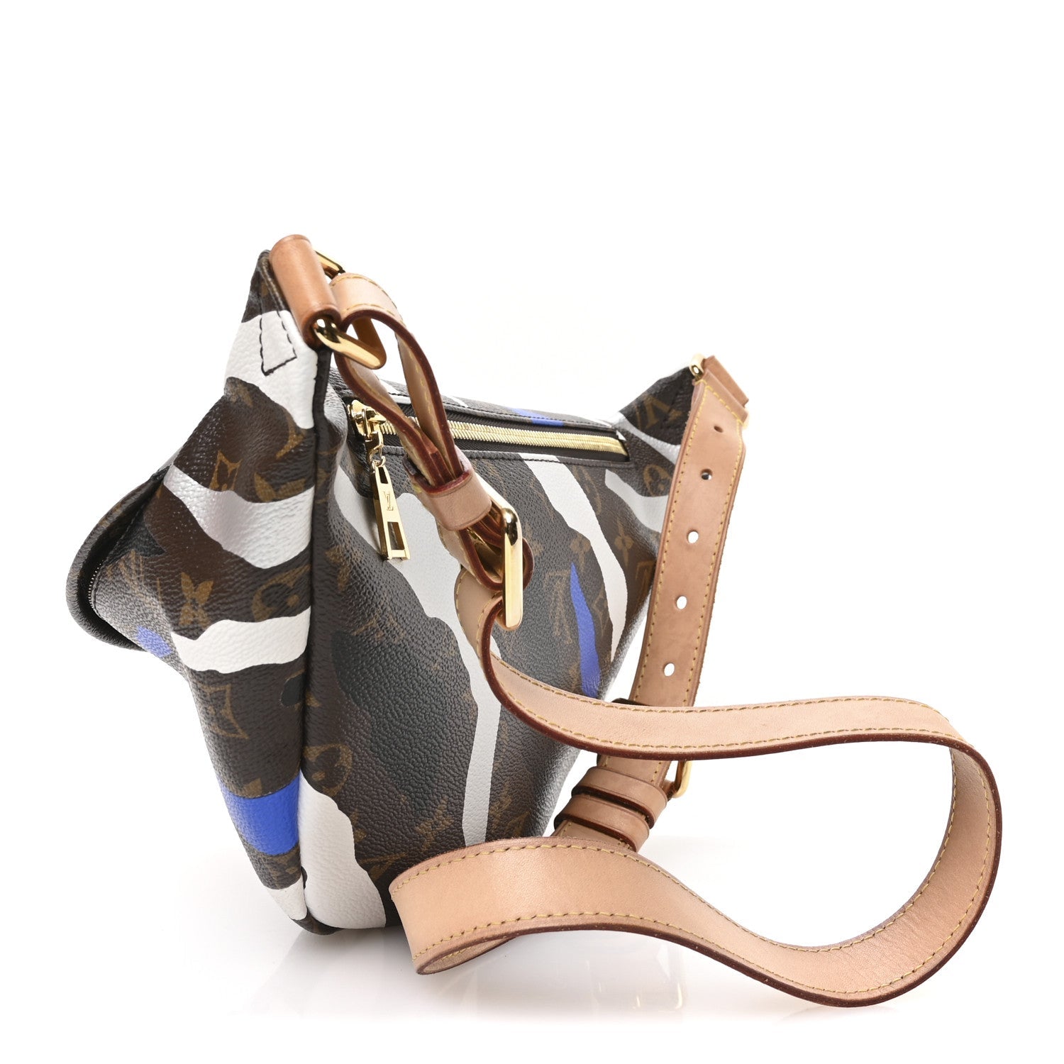 x LOL Monogram Bumbag Blue Silver