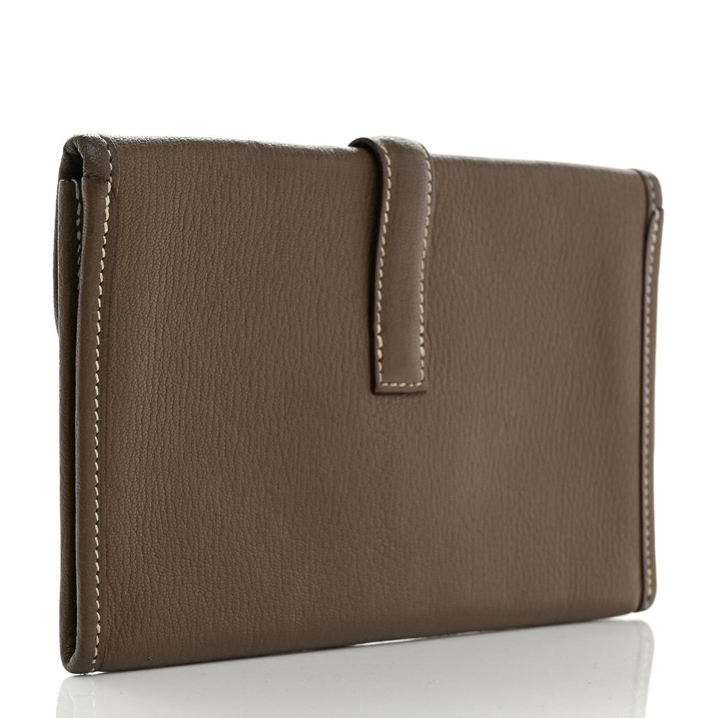Chevre Mysore Jige Duo Clutch Etoupe