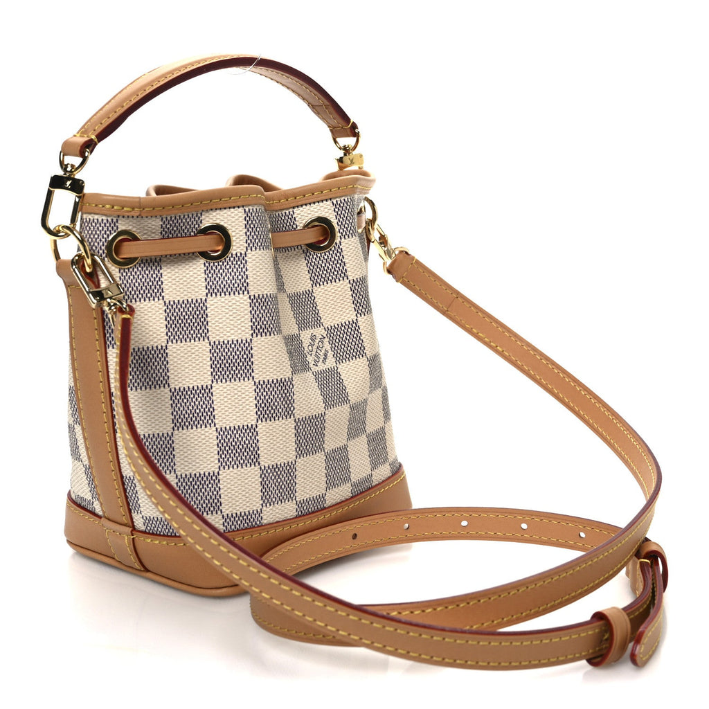 Damier Azur Vivienne Sac Nano Noe Dragon Fruit Pink