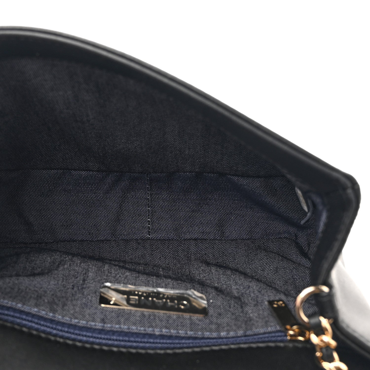 Lambskin CC Mania Flap Bag Black