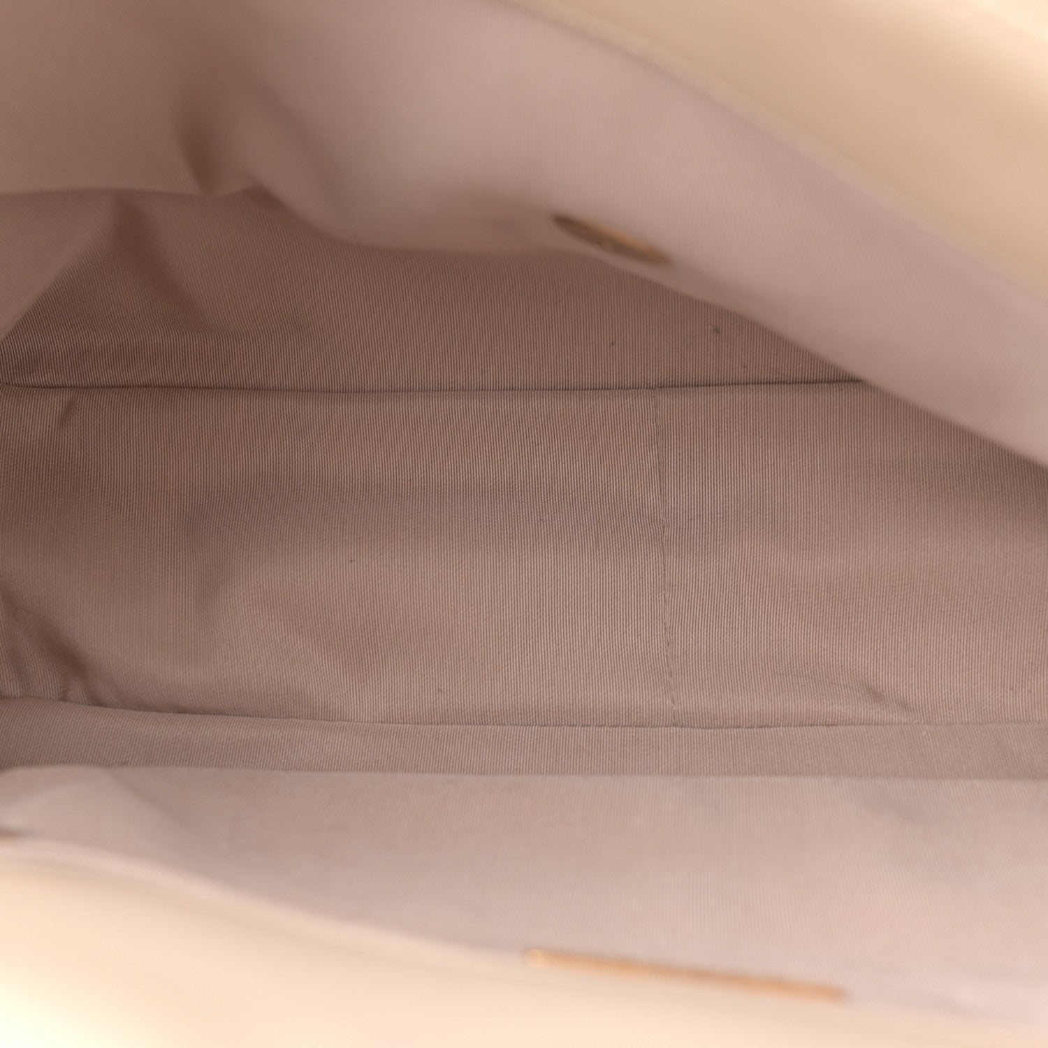 Goatskin Quilted Maxi Chanel 19 Flap Beige