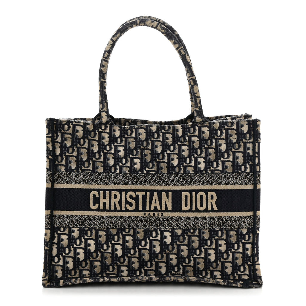 Oblique Medium Book Tote Blue Multicolor