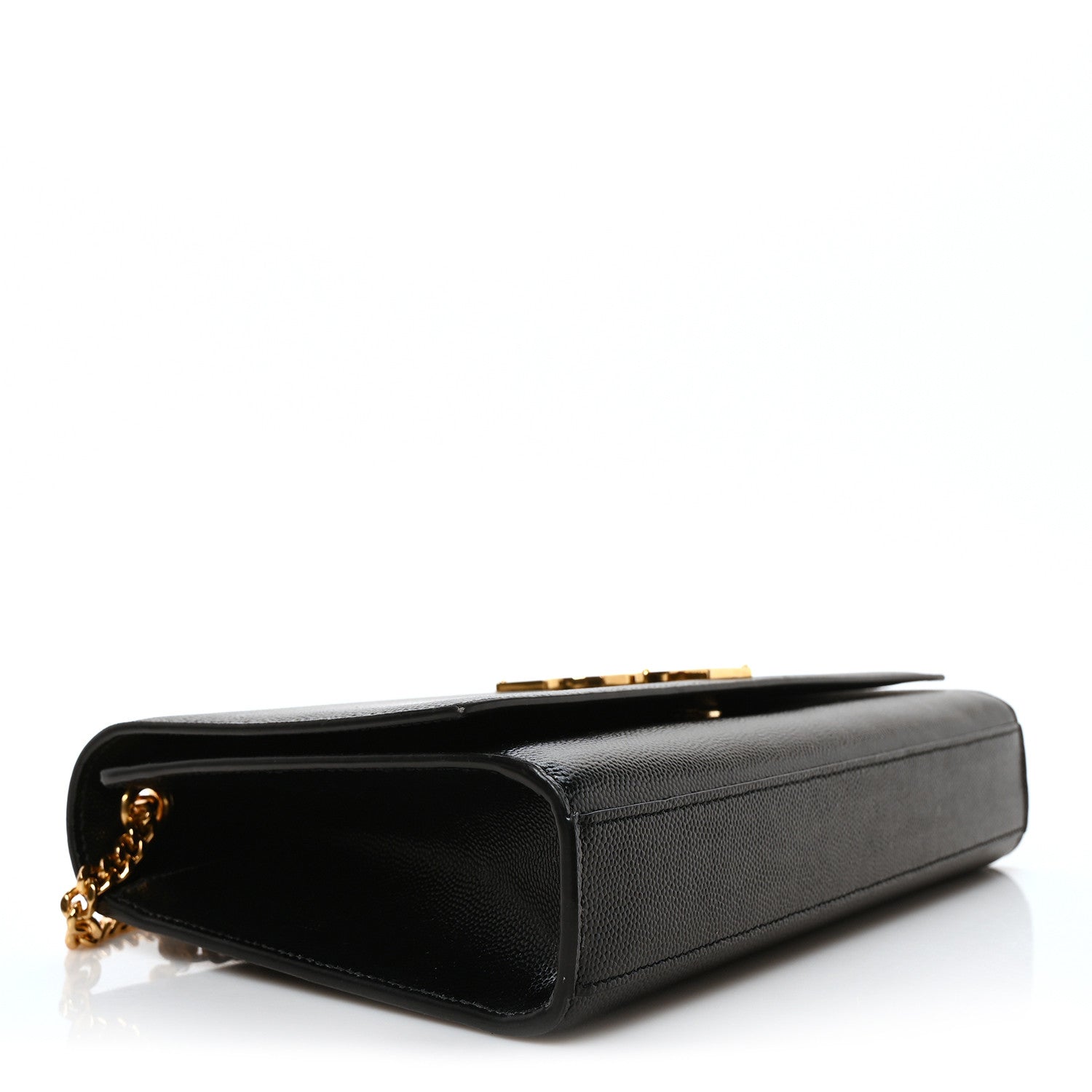 Grain De Poudre Medium Classic Monogram Kate Satchel Black