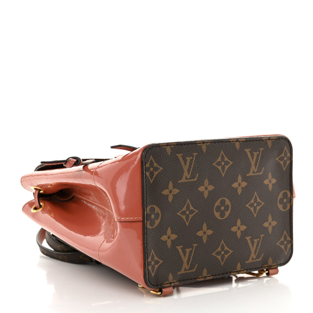 Patent Monogram Hot Springs Backpack Vieux Rose