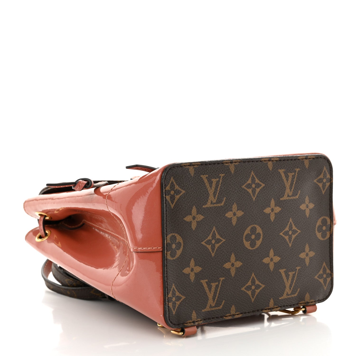 Patent Monogram Hot Springs Backpack Vieux Rose
