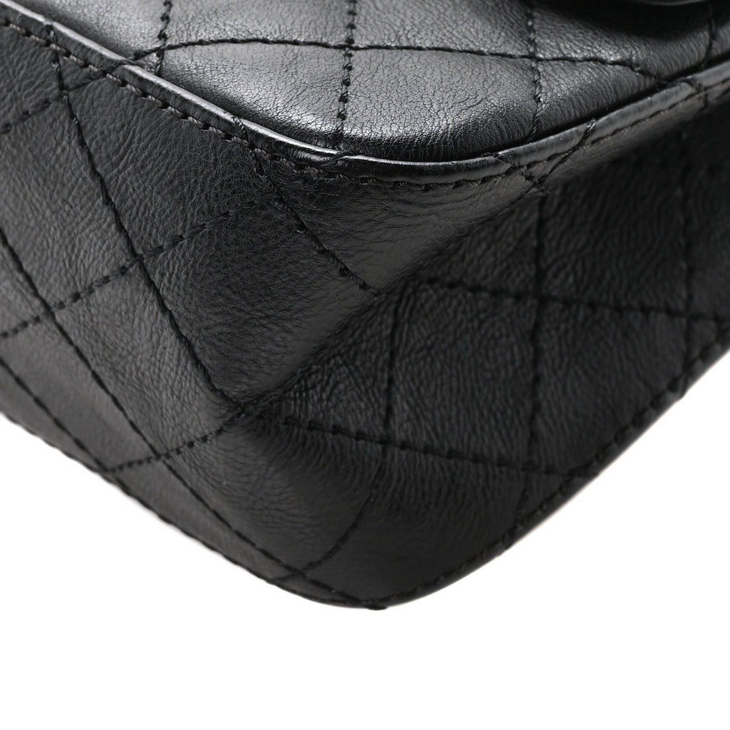 Calfskin Quilted 2.55 Reissue 225 Flap So Black