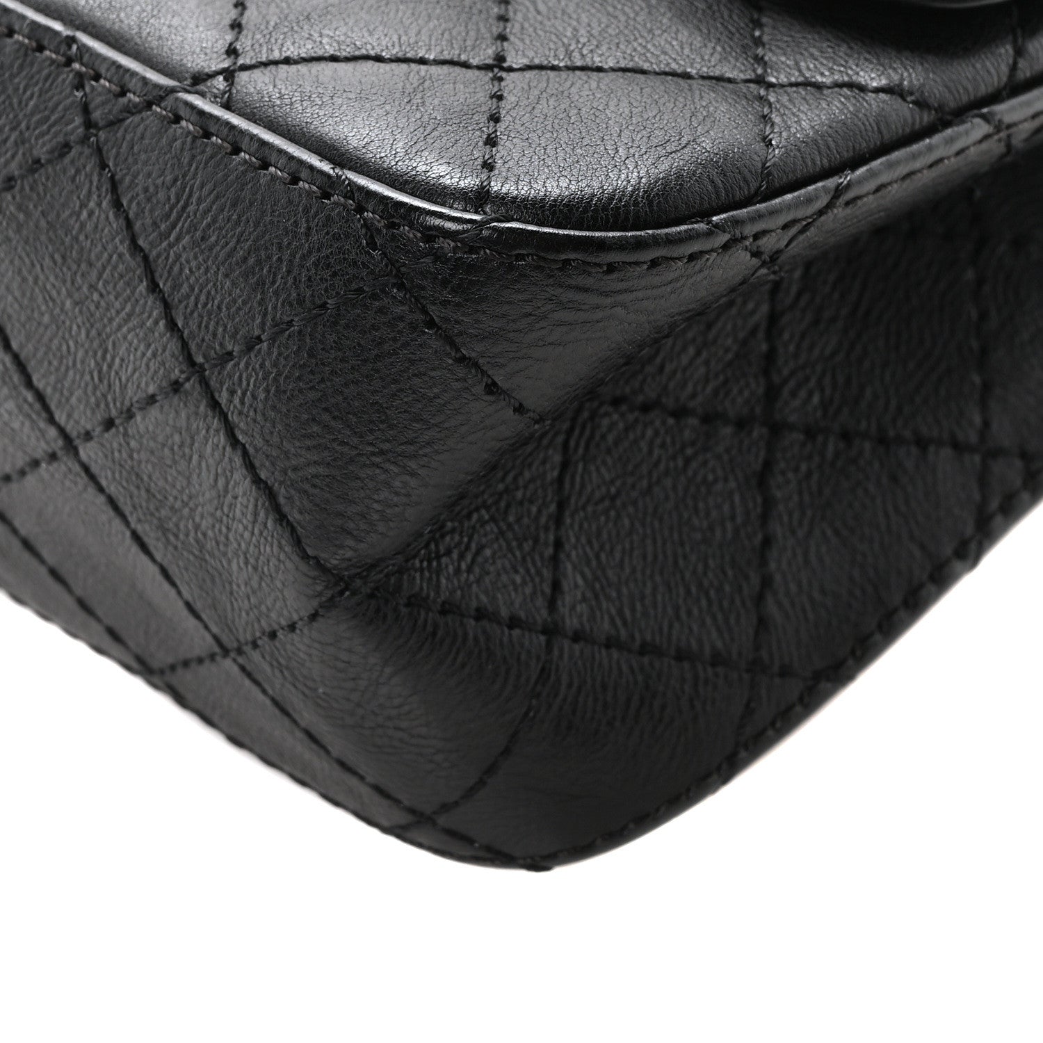 Calfskin Quilted 2.55 Reissue 225 Flap So Black
