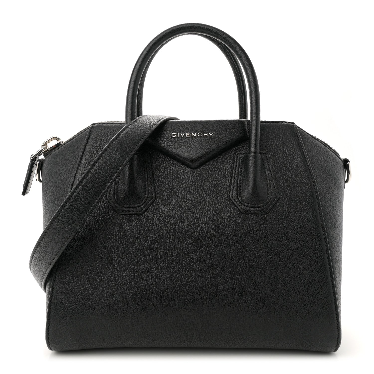 Sugar Goatskin Small Antigona Black