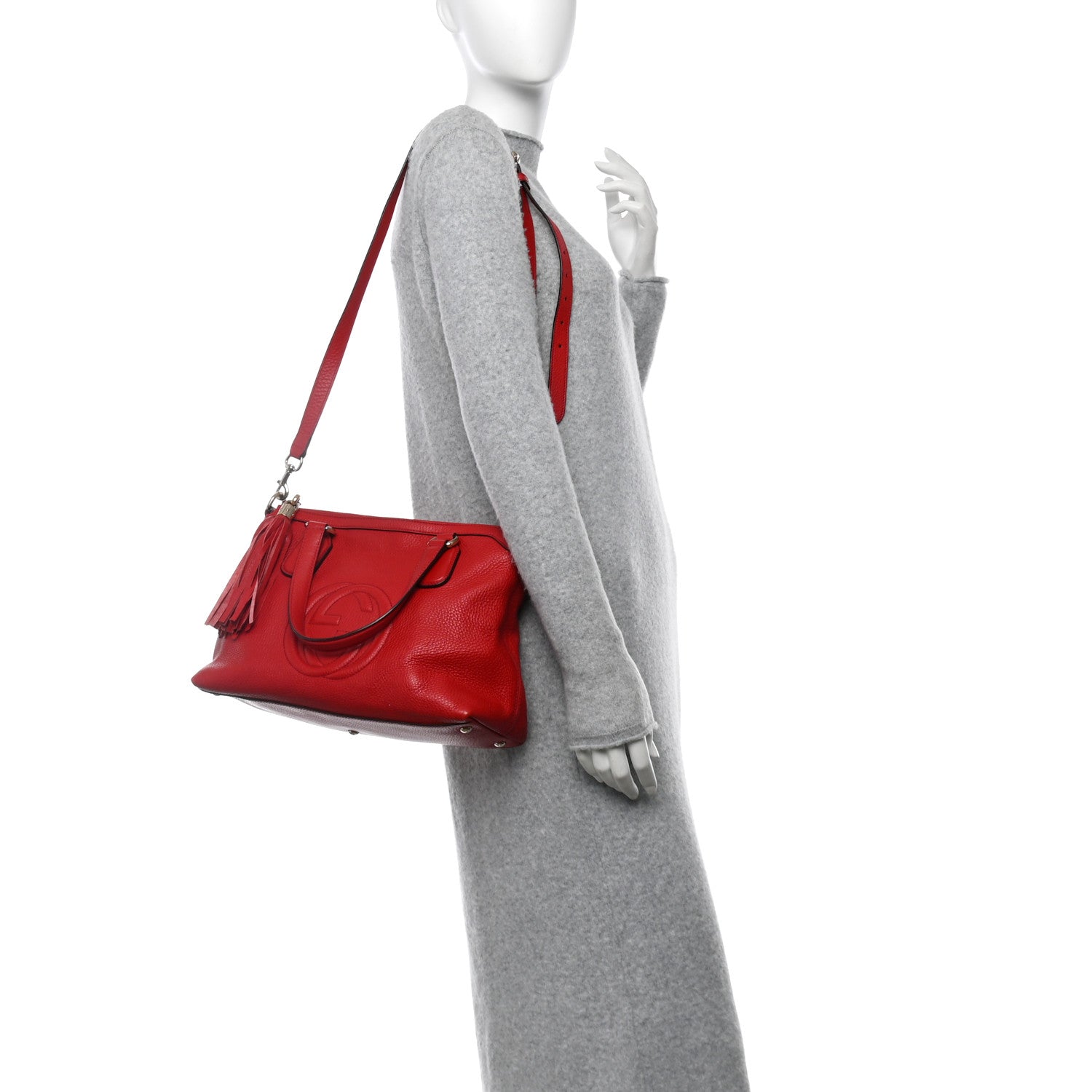 Cellarius Calfskin Small Soho Top Handle Satchel Tobasco