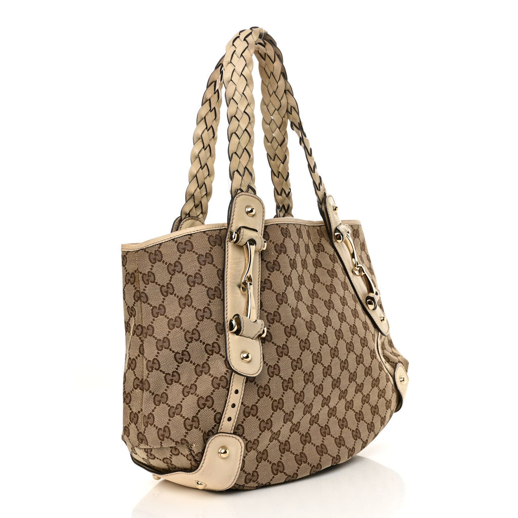 Monogram Small Pelham Shoulder Bag Off White