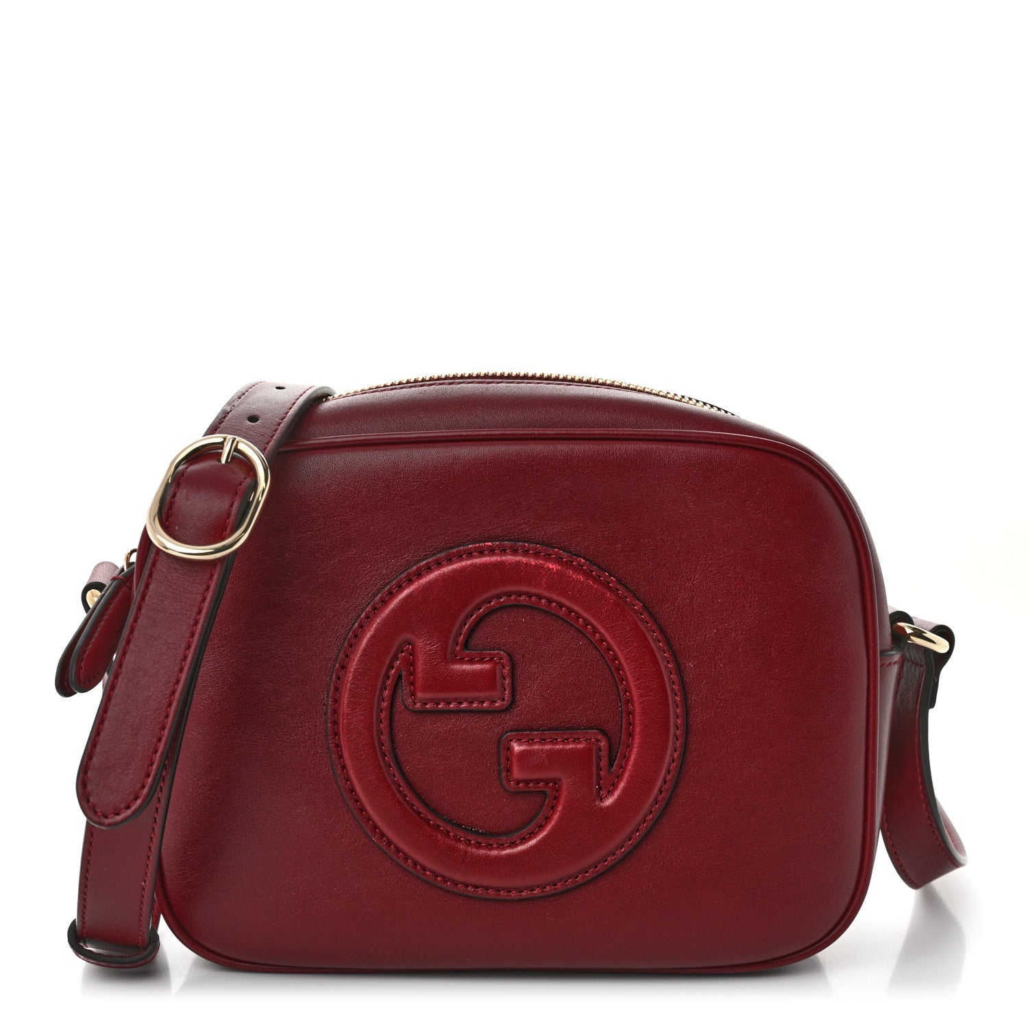 Sakai Be Green Calfskin Mini Blondie Shoulder Bag Rosso