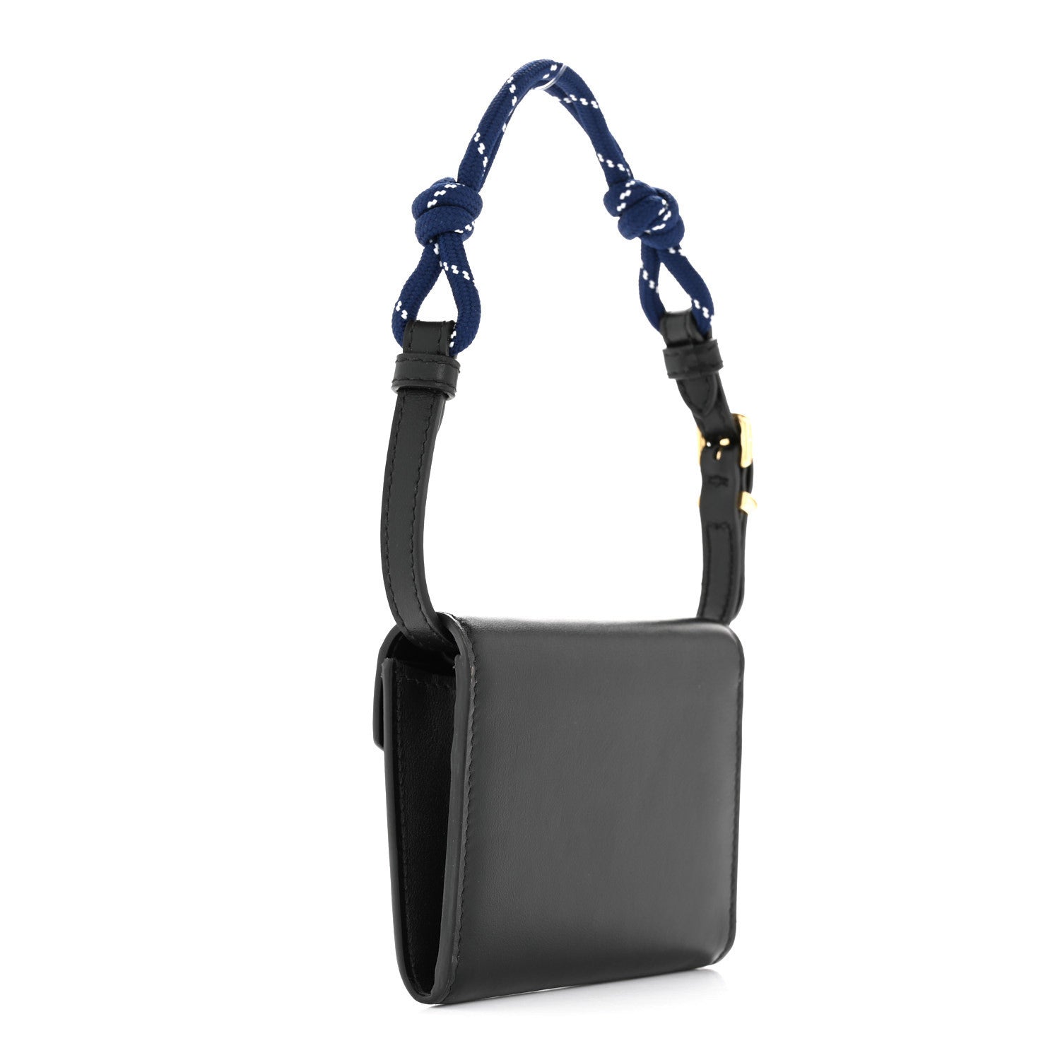 Nappa Wallet On Strap Black Baltic