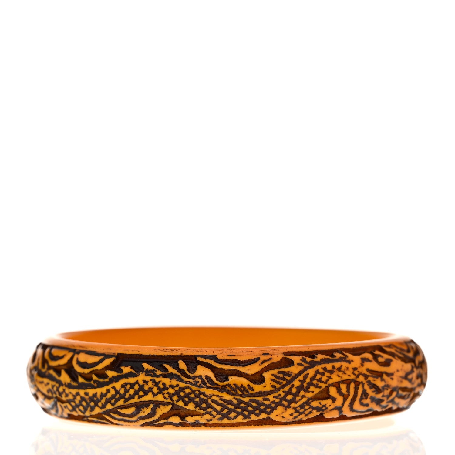 Resin Flora Bracelet L Giallo